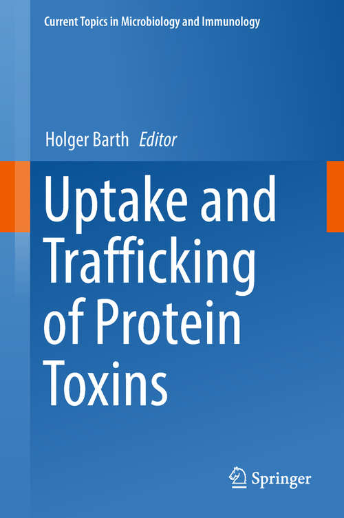 Book cover of Uptake and Trafficking of Protein Toxins