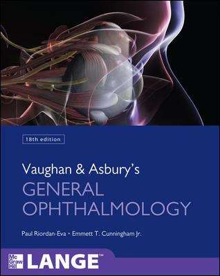 Book cover of Vaughan & Asbury's General Ophthalmology (Eighteenth Edition)