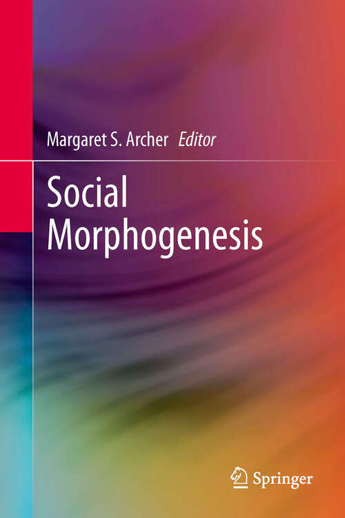 Book cover of Social Morphogenesis