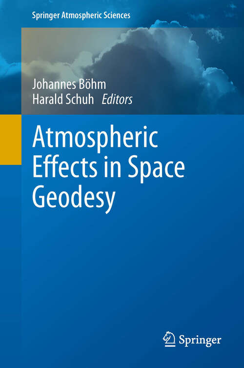 Book cover of Atmospheric Effects in Space Geodesy