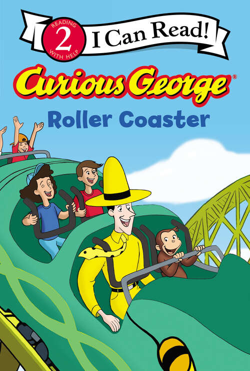 Book cover of Curious George Roller Coaster (I Can Read Level 2)