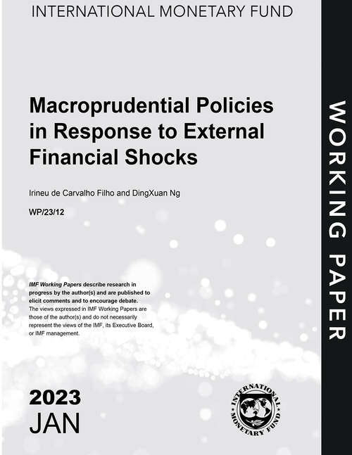 Book cover of Macroprudential Policies in Response to External Financial Shocks (Imf Working Papers)