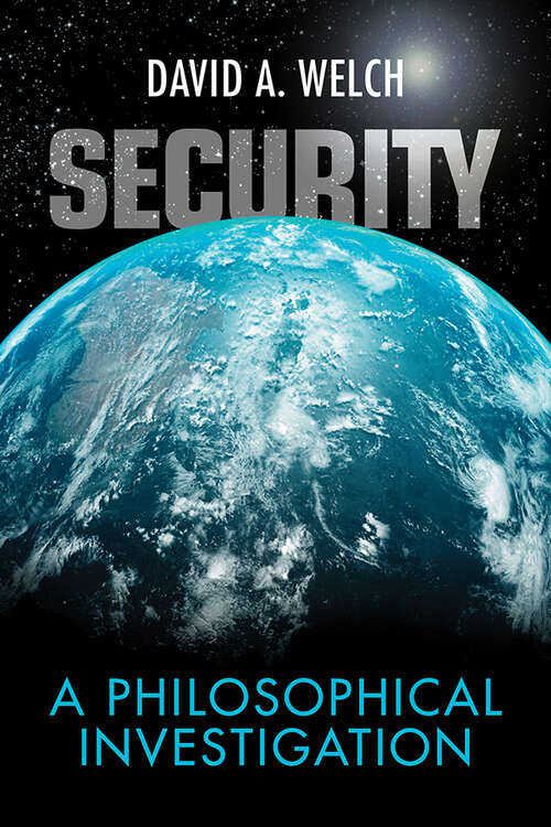 Book cover of Security: A Philosophical Investigation
