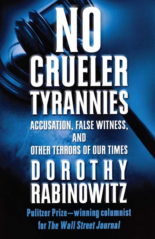 Book cover of No Crueler Tyrannies