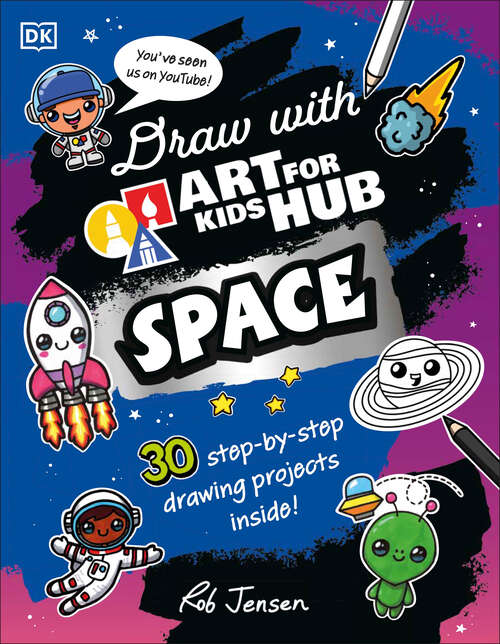 Book cover of Draw with Art for Kids Hub Space (Draw With Art For Kids Hub)