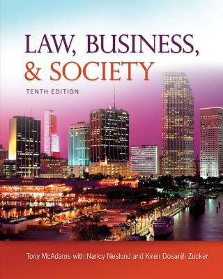Book cover of Law, Business and Society (Tenth Edition)