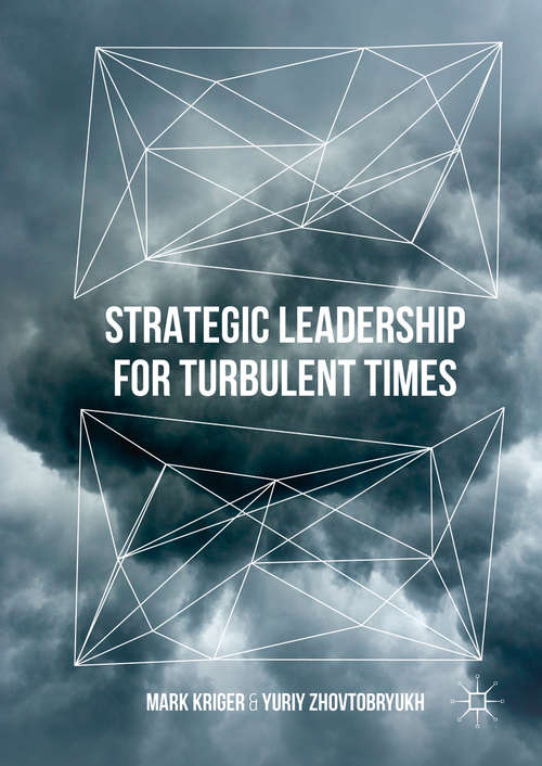 Book cover of Strategic Leadership for Turbulent Times