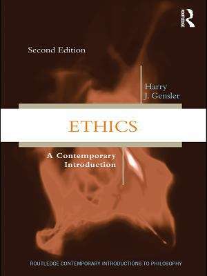 Book cover of Ethics: A Contemporary Introduction