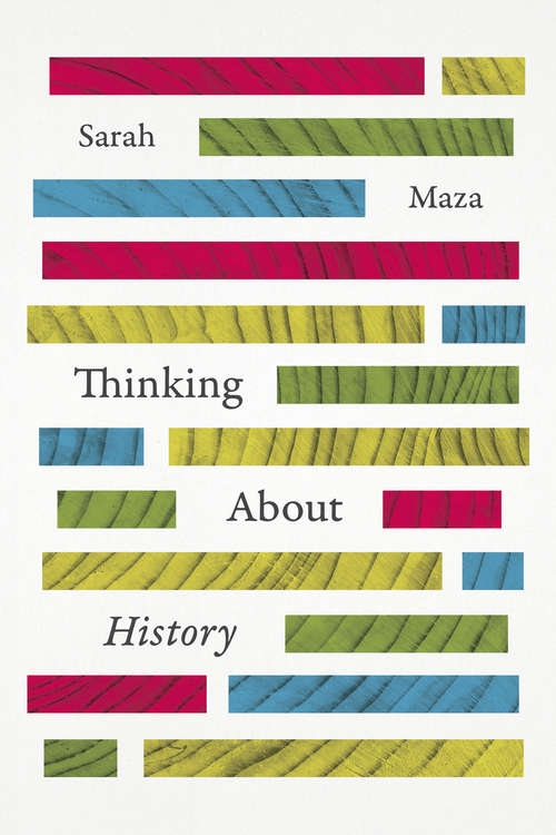 Book cover of Thinking About History