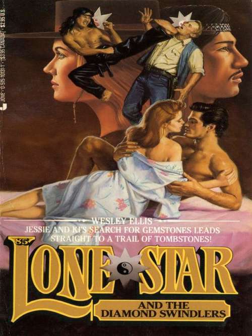 Book cover of Lone Star and the Diamond Swindlers (Lone Star #85)