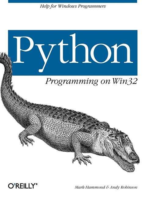 Book cover of Python Programming on Win32