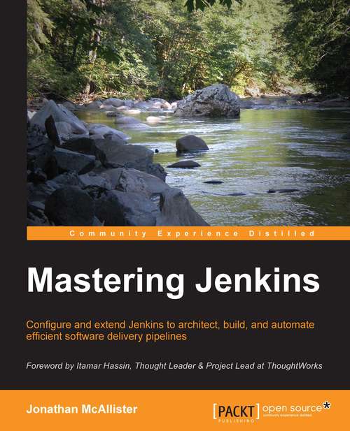 Book cover of Mastering Jenkins