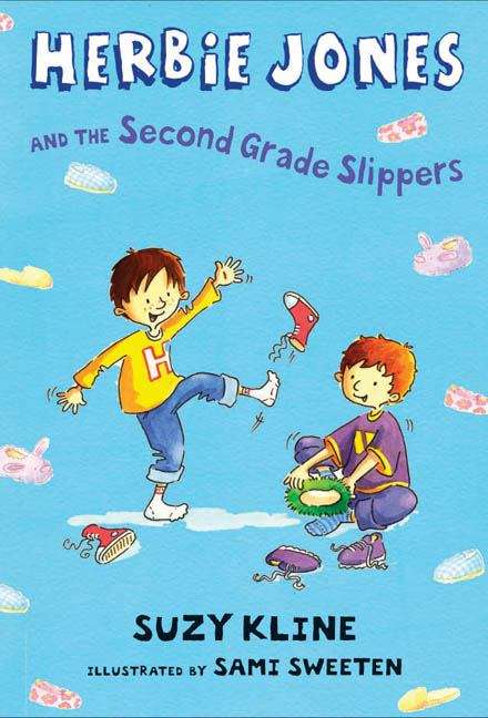 Book cover of Herbie Jones and the Second Grade Slippers