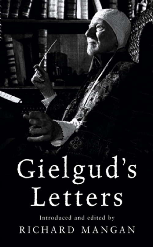 Book cover of Gielgud's Letters