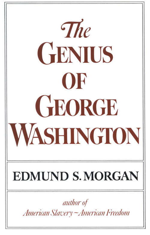 Book cover of The Genius of George Washington