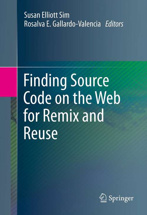 Book cover of Finding Source Code on the Web for Remix and Reuse