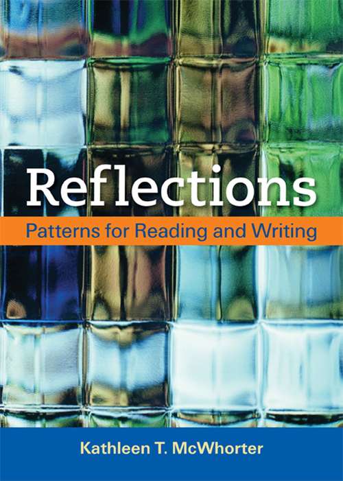 Book cover of Reflections: Patterns for Reading and Writing