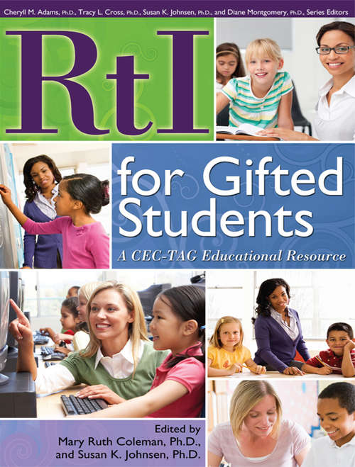 RtI for Gifted Students: A Cec-tag Educational Resource