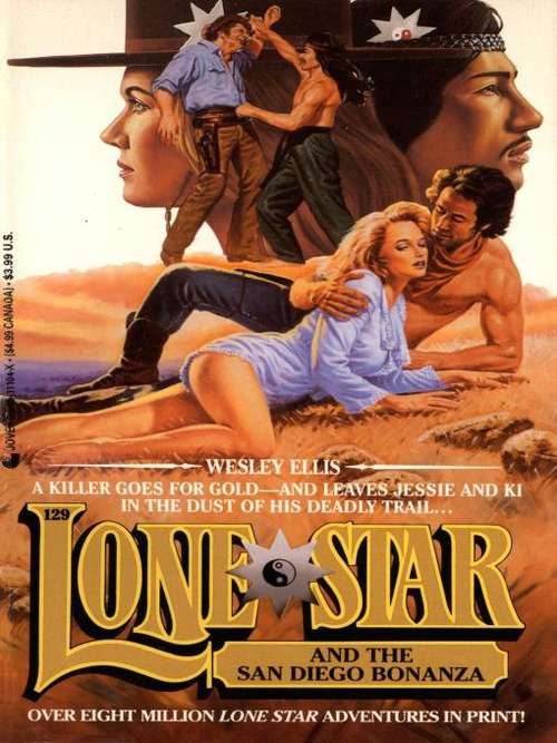 Book cover of Lone Star and the San Diego Bonanza (Lone Star #129)