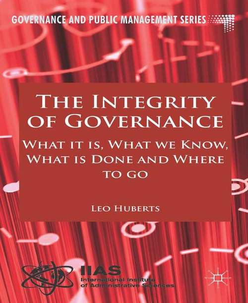 Book cover of The Integrity of Governance