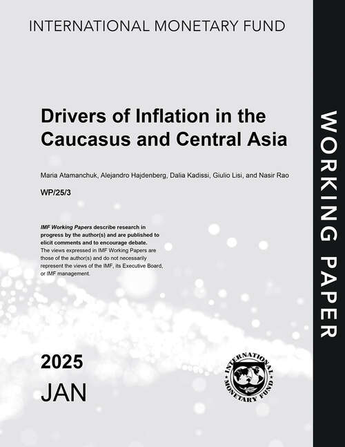 Book cover of Drivers of Inflation in the Caucasus and Central Asia