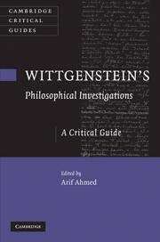 Book cover of Wittgenstein's 'Philosophical Investigations'