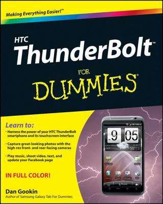 Book cover of HTC ThunderBolt For Dummies