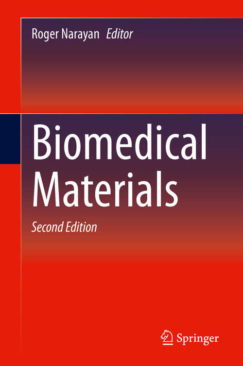 Biomedical Materials: Nanostructured Materials For Biomedical Applications (Mrs Proceedings Ser. #206)