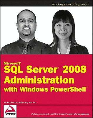 Book cover of Microsoft SQL Server 2008 Administration with Windows PowerShell