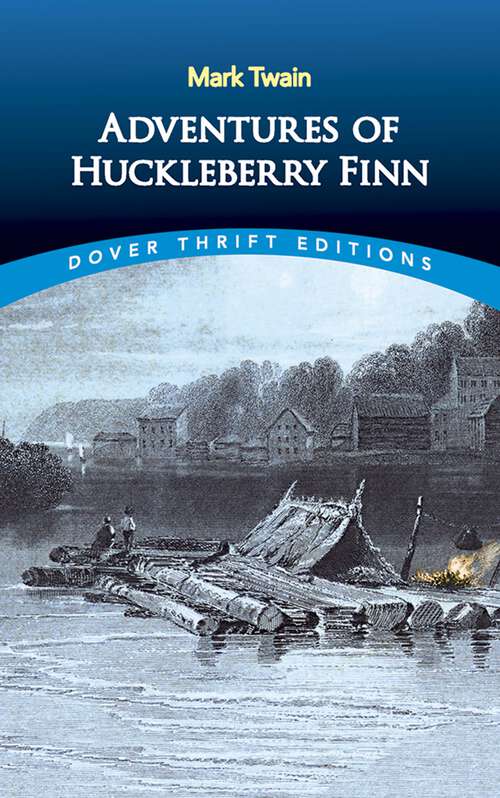 Book cover of Adventures of Huckleberry Finn