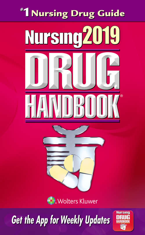 Book cover of Nursing2019 Drug Handbook