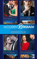 Modern Romance January 2018 Books 5 - 8: Martinez's Pregnant Wife / His Merciless Marriage Bargain / The Innocent's One-night Surrender / The Consequence She Cannot Deny