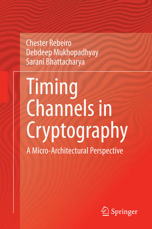 Book cover of Timing Channels in Cryptography