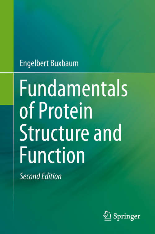 Book cover of Fundamentals of Protein Structure and Function