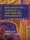 Book cover of Foundations of Clinical and Counseling Psychology