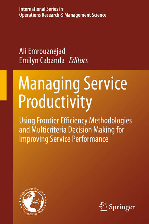Book cover of Managing Service Productivity