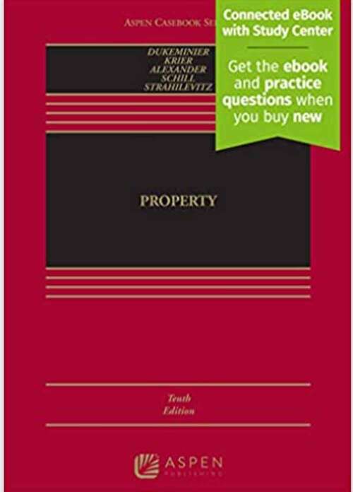 Book cover of Property (Tenth Edition) (Aspen Casebook Ser.)