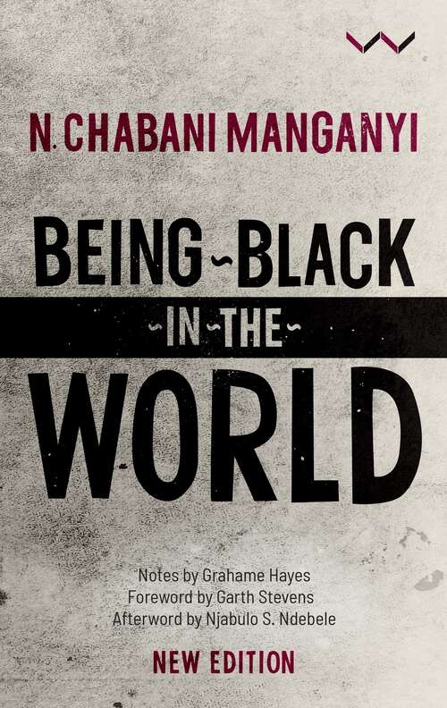 Book cover of Being Black in the World