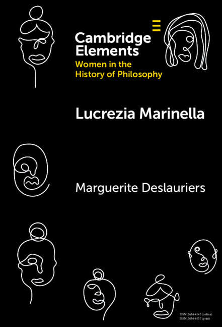 Book cover of Lucrezia Marinella (Elements on Women in the History of Philosophy)