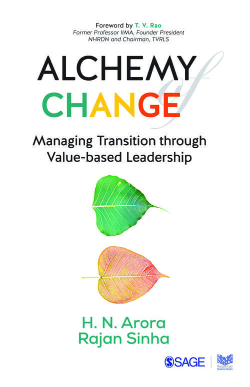 Book cover of Alchemy of Change: Managing Transition through Value-Based Leadership