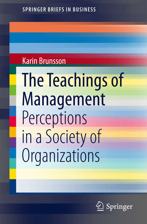 Book cover of The Teachings of Management