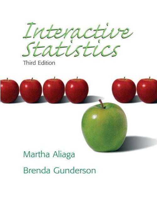 Book cover of Interactive Statistics (Third Edition)