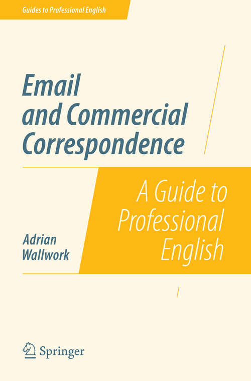 Book cover of Email and Commercial Correspondence