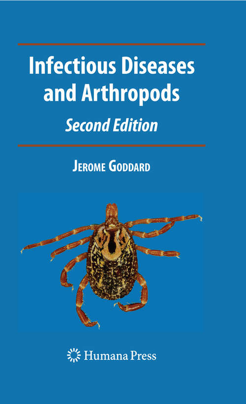 Book cover of Infectious Diseases and Arthropods