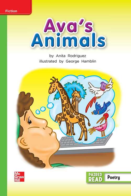 Book cover of Ava's Animals [Beyond Level, Grade 2]