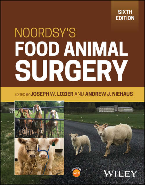 Book cover of Noordsy's Food Animal Surgery