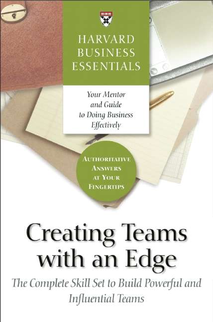 Book cover of Creating Teams With an Edge