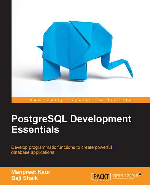 Book cover of PostgreSQL Development Essentials