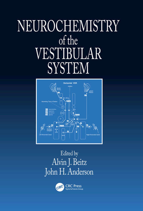 Book cover of Neurochemistry of the Vestibular System