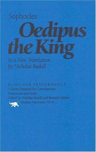 Book cover of Oedipus the King